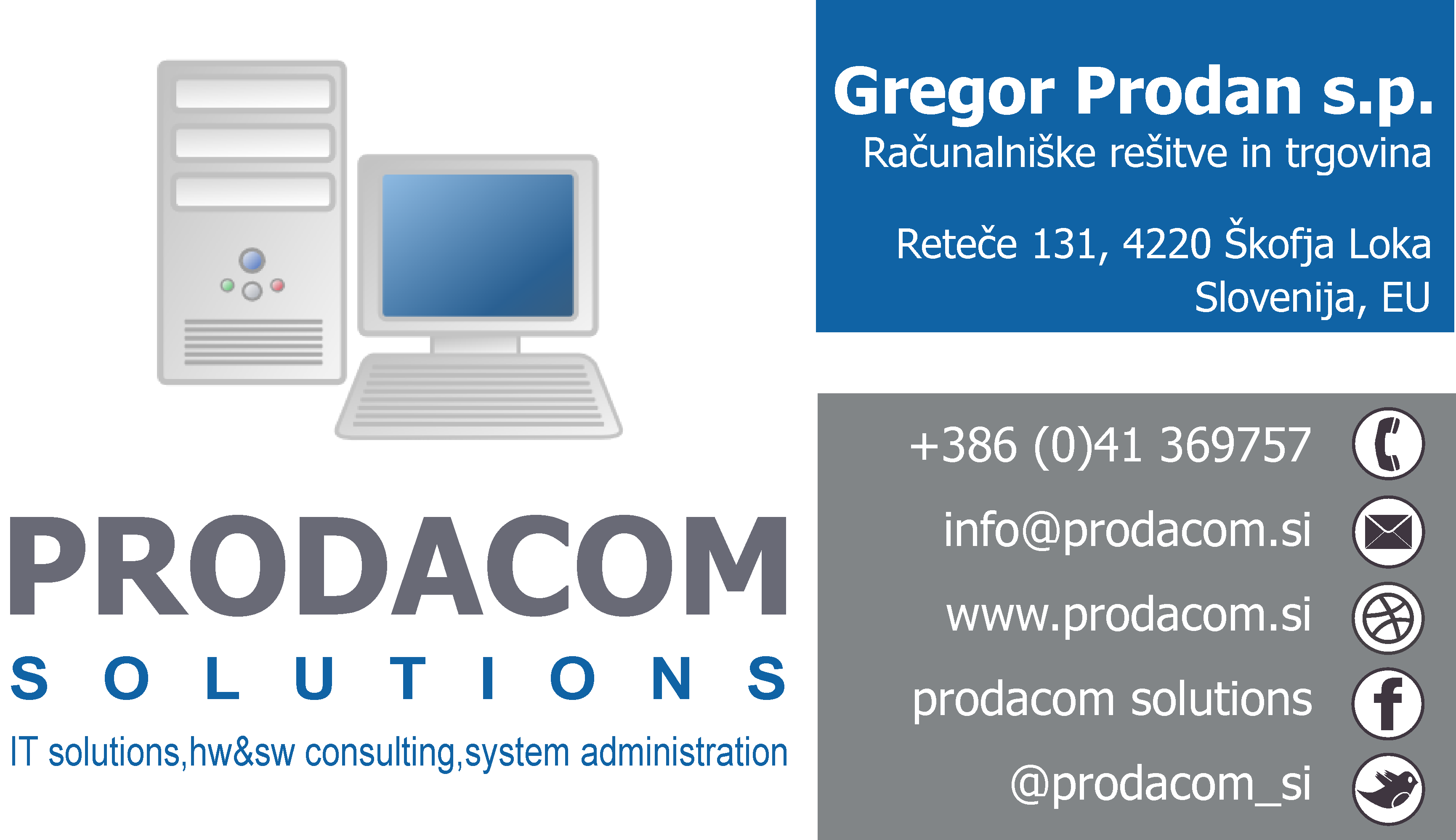 Prodacom s.p. - Racunalniske resitve in trgovina